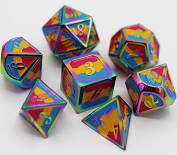 Pansexual Pride Flag Metal Dice